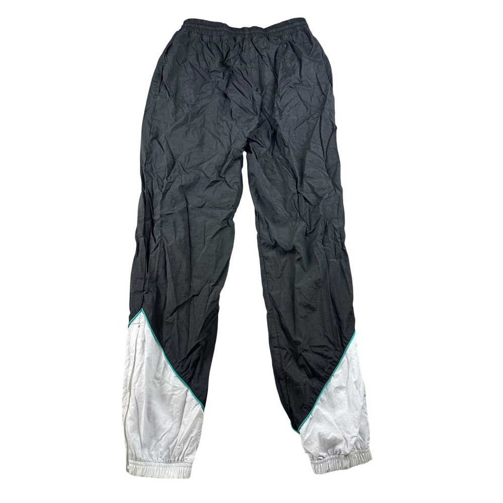 Vintage Reebok Track Pants Men‎ S Black Colorblock Shell Sporty Activewear Y2K - Picture 2 of 8
